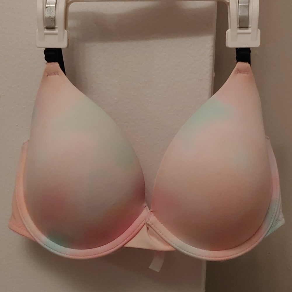 *SOLD* PINK Tie-Dye T-Shirt Bra